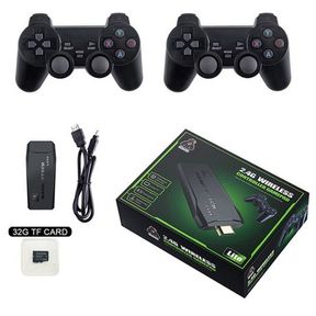 4K Ultra HD Game Stick 2 x Wireless Controllers Gamepad Set |