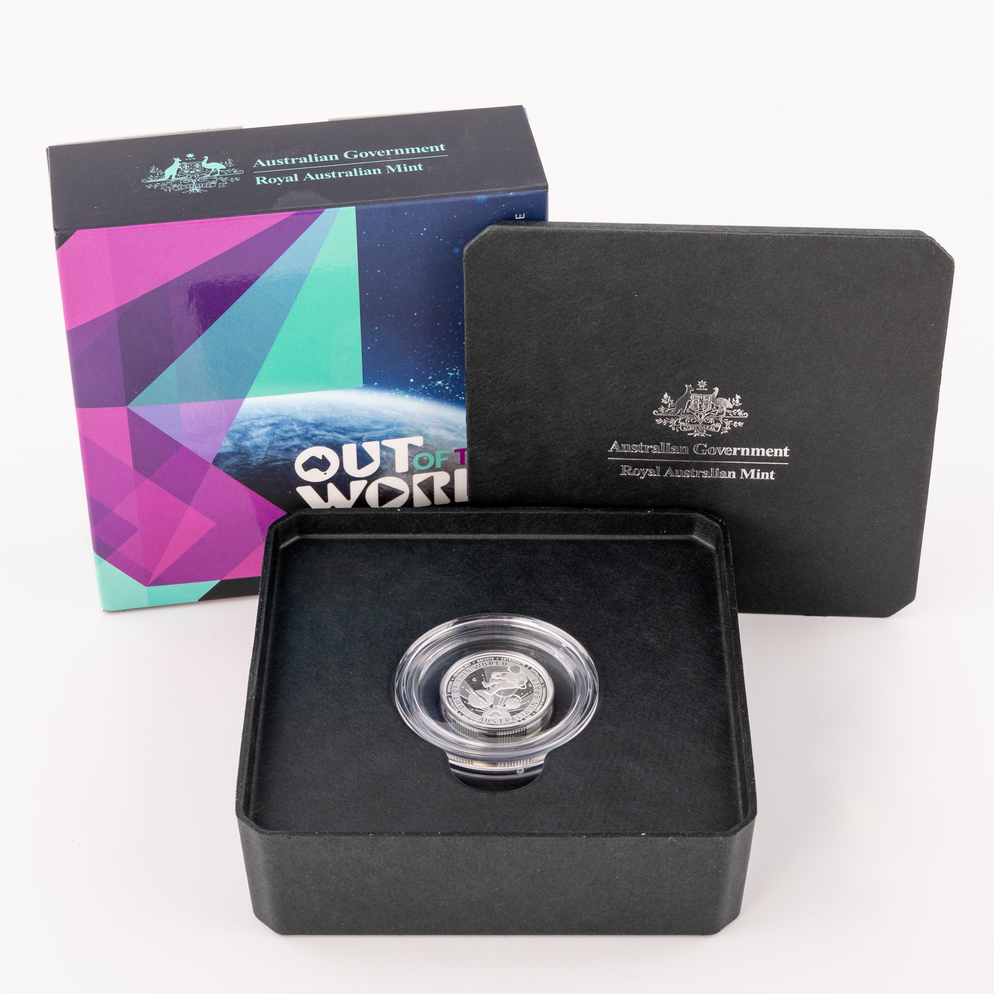 Charles III, Australia In Space Silver Proof Coin, One Dollar, 2024, UNC