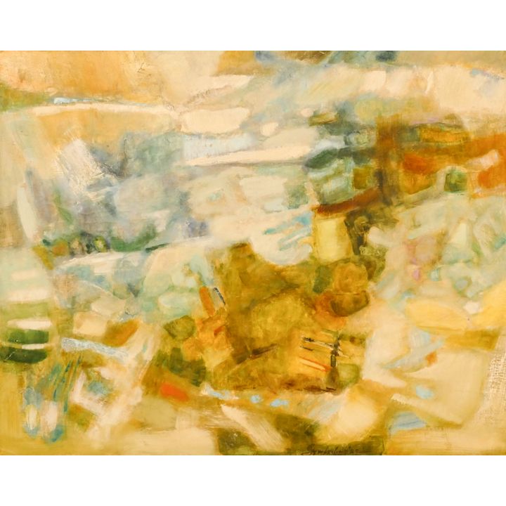 Kathleen Gemberling Adkison ''Ebb Tide'' 1959 Oil