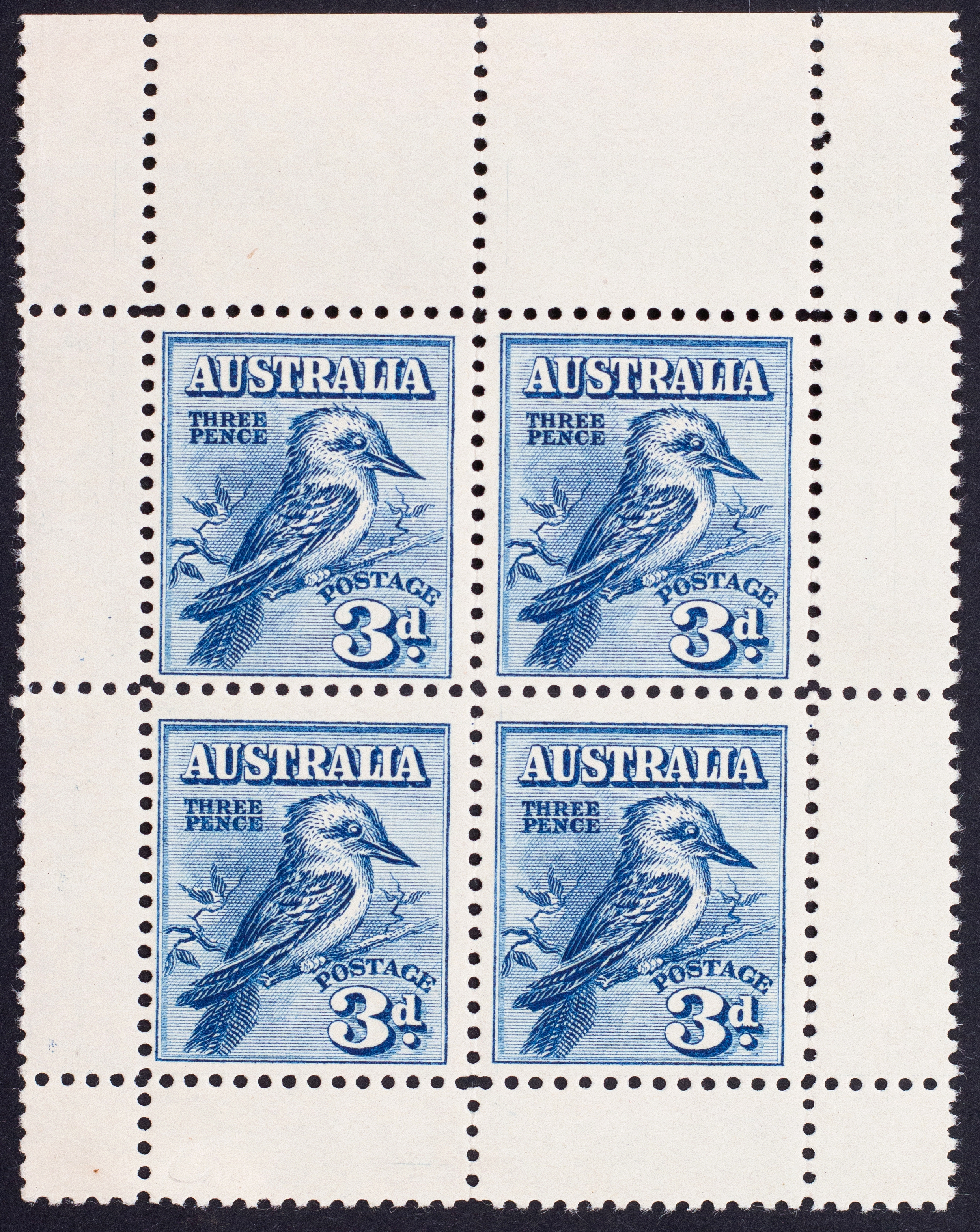 Group, Kookaburra, Threepence, 1928, Good