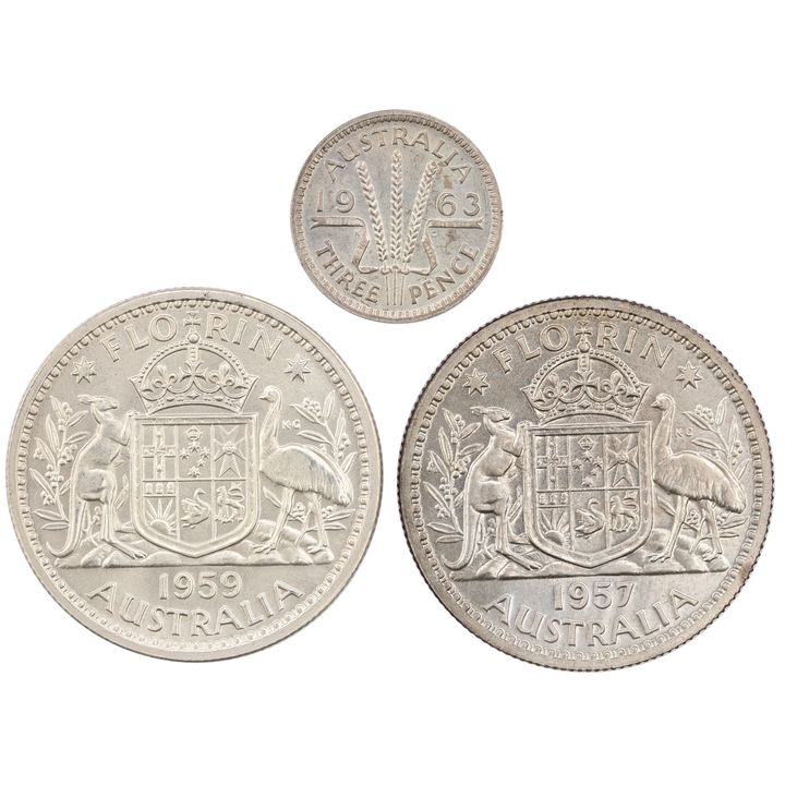 Elizabeth II, Florin, 1957,  aFDC