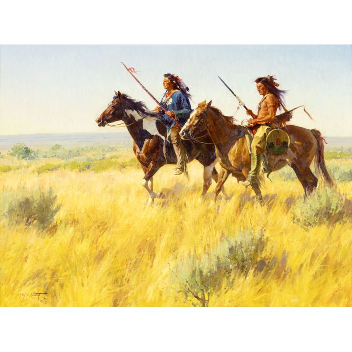 Jim C. Norton (1953-2023), Wind in His Hair, 1997
