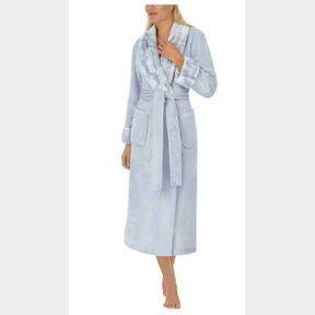 CAROLE HOCHMAN TEXTURED PLUSH WRAP ROBE SIZE M