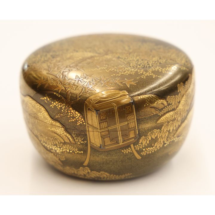 Fine Japanese Maki-e Natsume Tea Caddy