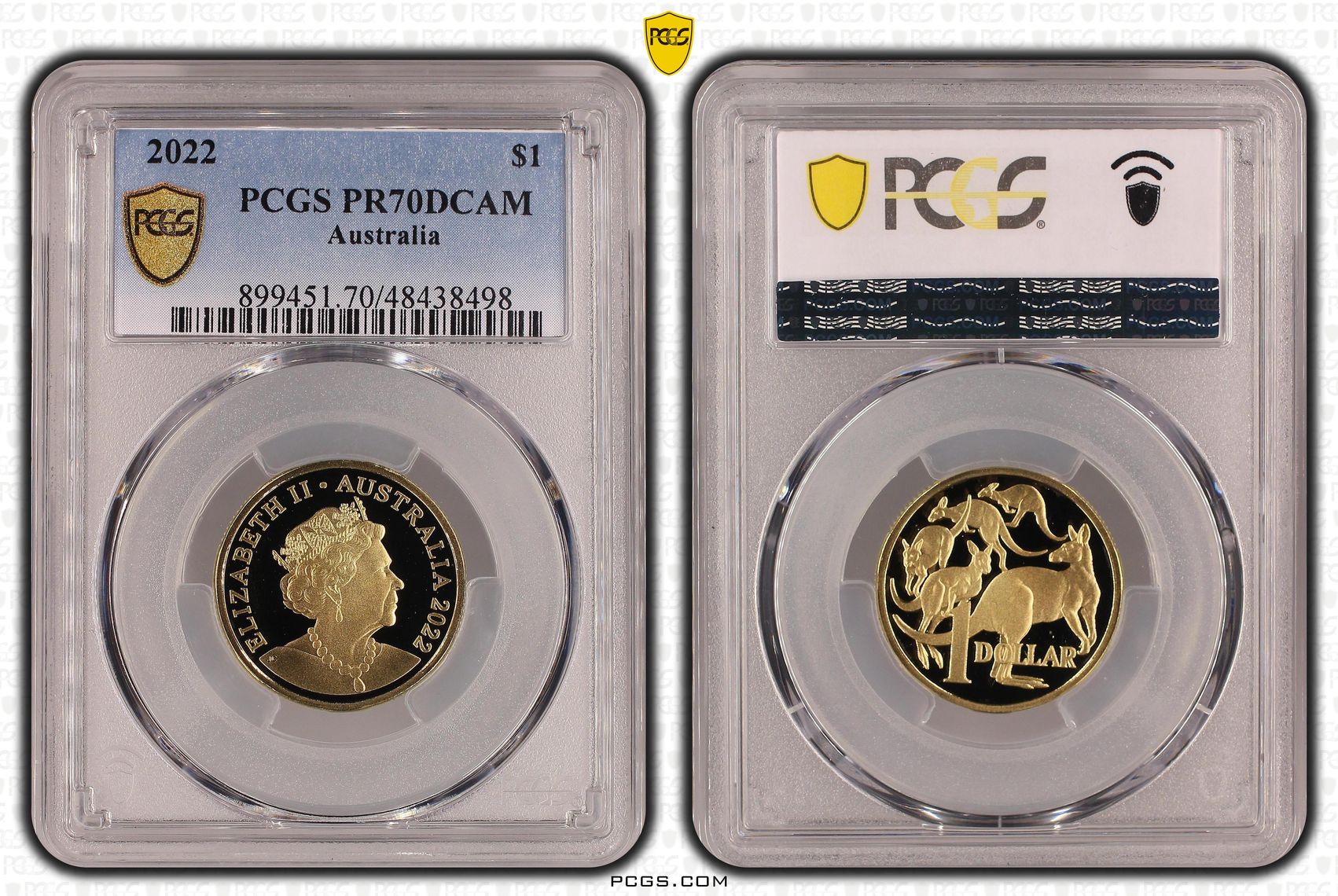 One Dollar, 2022, PCGS PR70DCAM