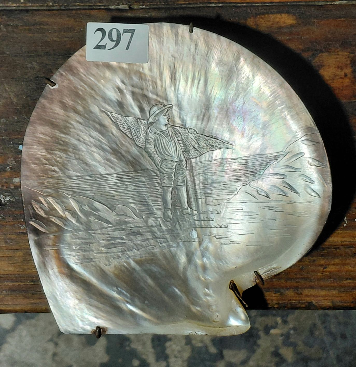 Antique Carved Seashell