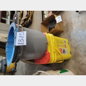 2 buckets of abrasive for the tumblers we sold earlier
