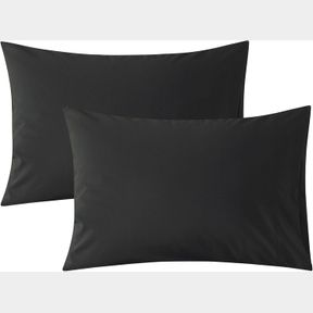 KING(20" X 40") WHATSBEDDING KING SIZE PILLOWCASES SET OF 2, 20X40 COTTON PILLOW CASES WITH ENVELOPE CLOSURE, SOFT & BREATHABLE PI