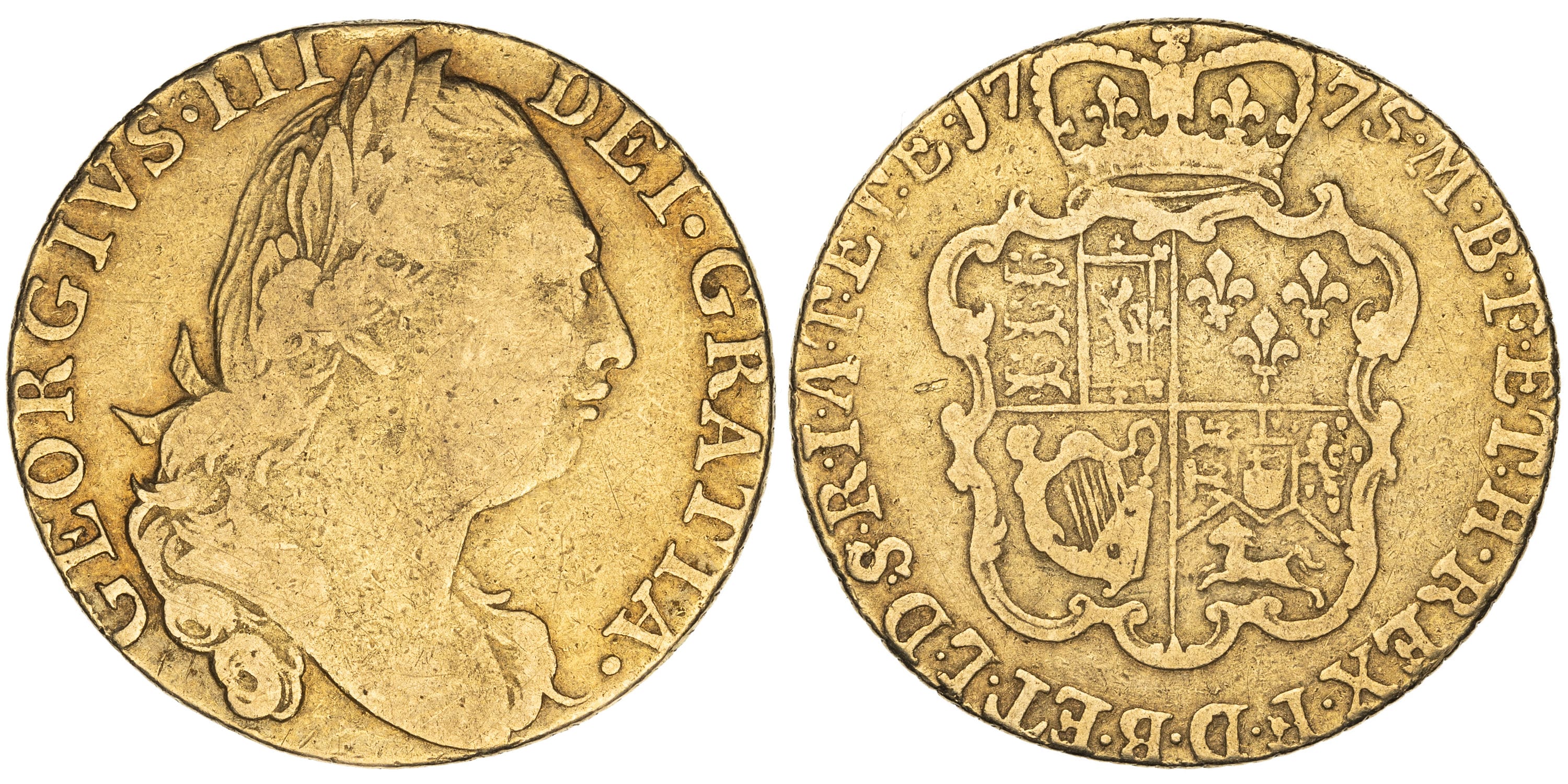 George III, Guinea, 1775, VG