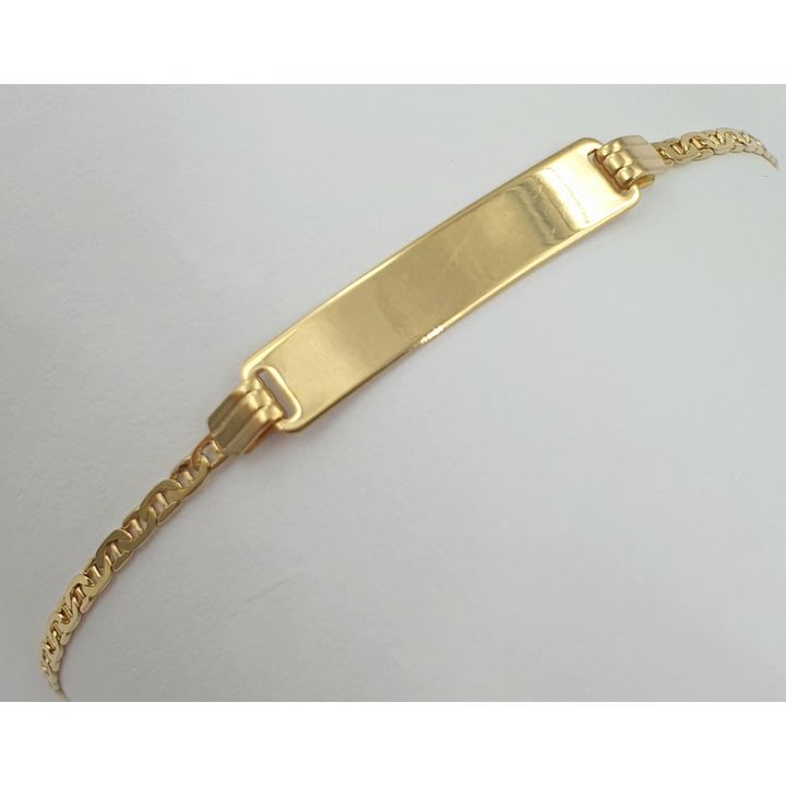 9ct Y/G ID Bracelet