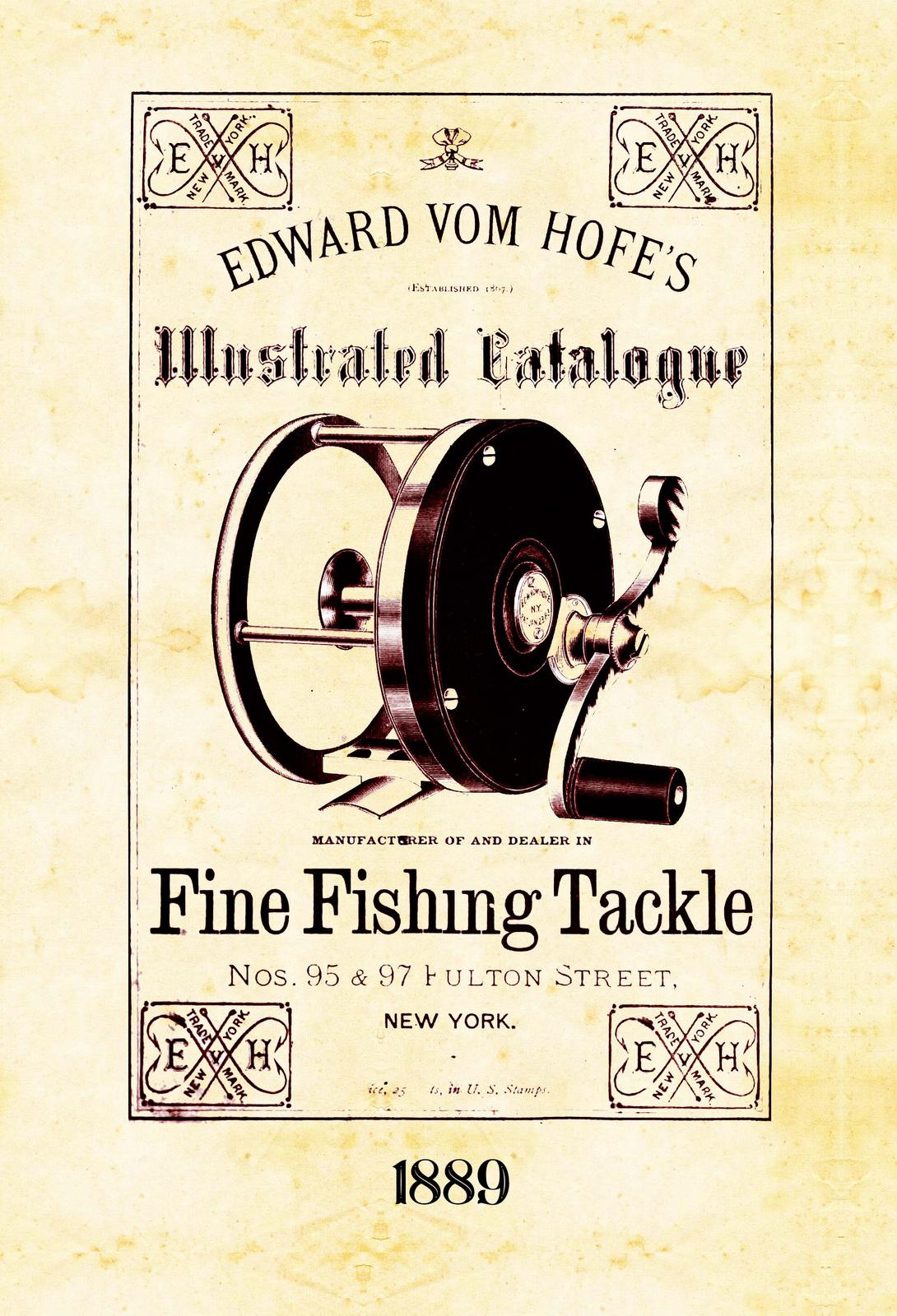 1889 Edward vom Hofe Hardcover LIM. ED. Catalog