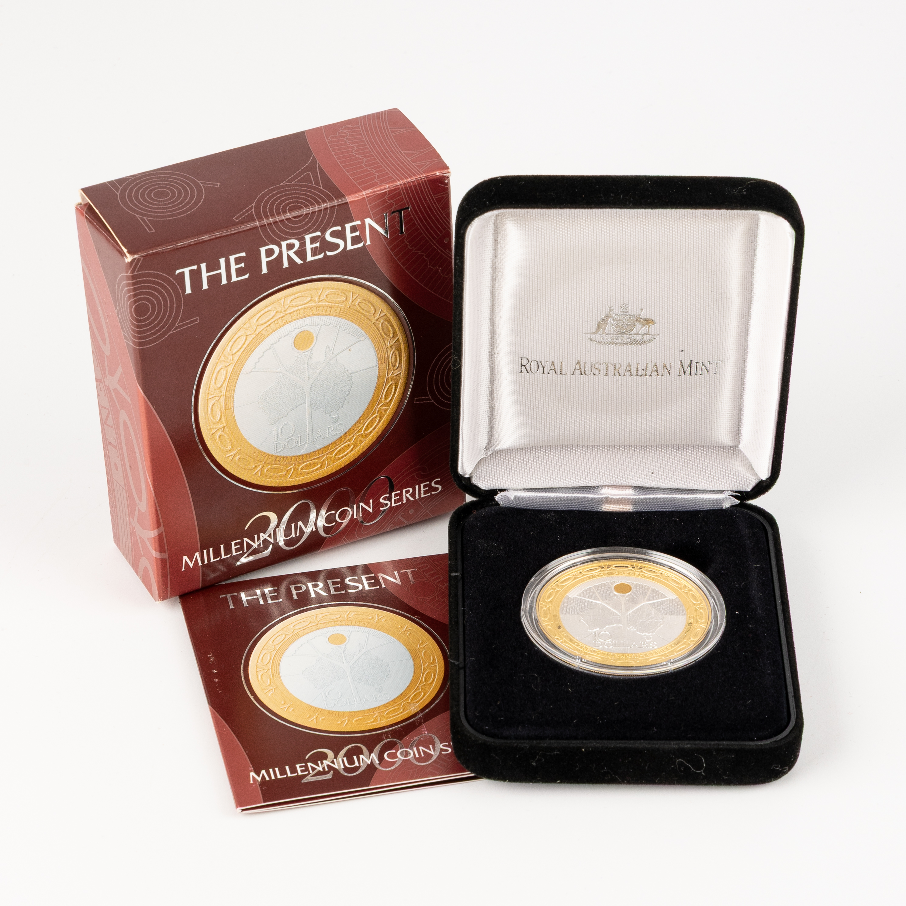 Elizabeth II, Millennium Coin Series - The Present, Ten Dollars, 1999-2001, FDC