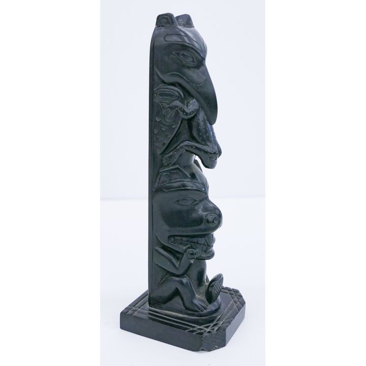 Tim Pearson Haida Argillite Totem Pole Model