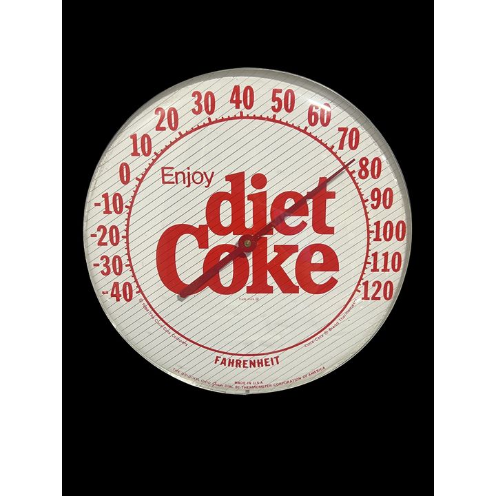 Enjoy Diet Coca Cola Coke Soda Thermometer