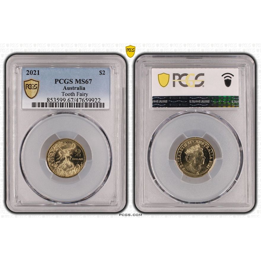 Tooth Fairy, Two Dollar, 2021, PCGS MS 67