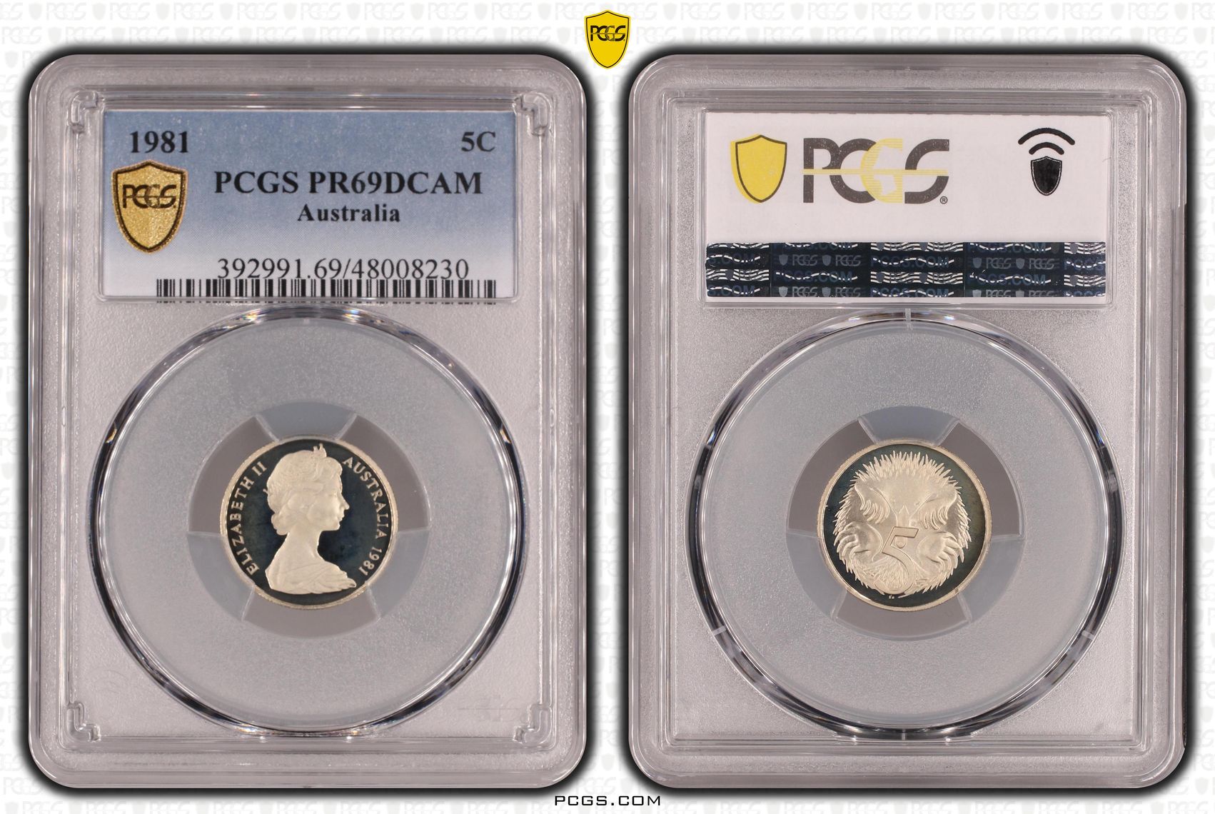 Five Cent, 1981, PCGS PR69DCAM