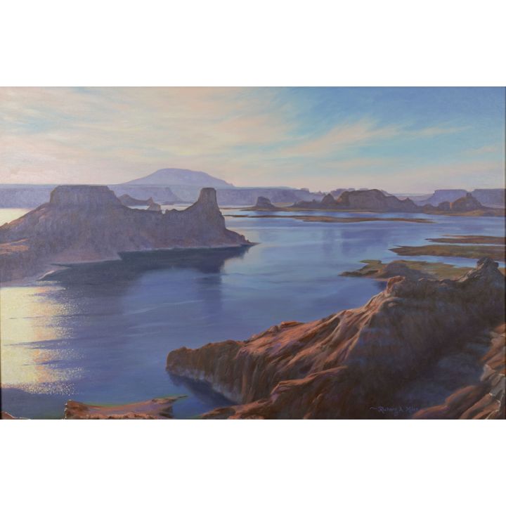 Richard A. Miles (1938- ), Morning Calm - Padre Bay
