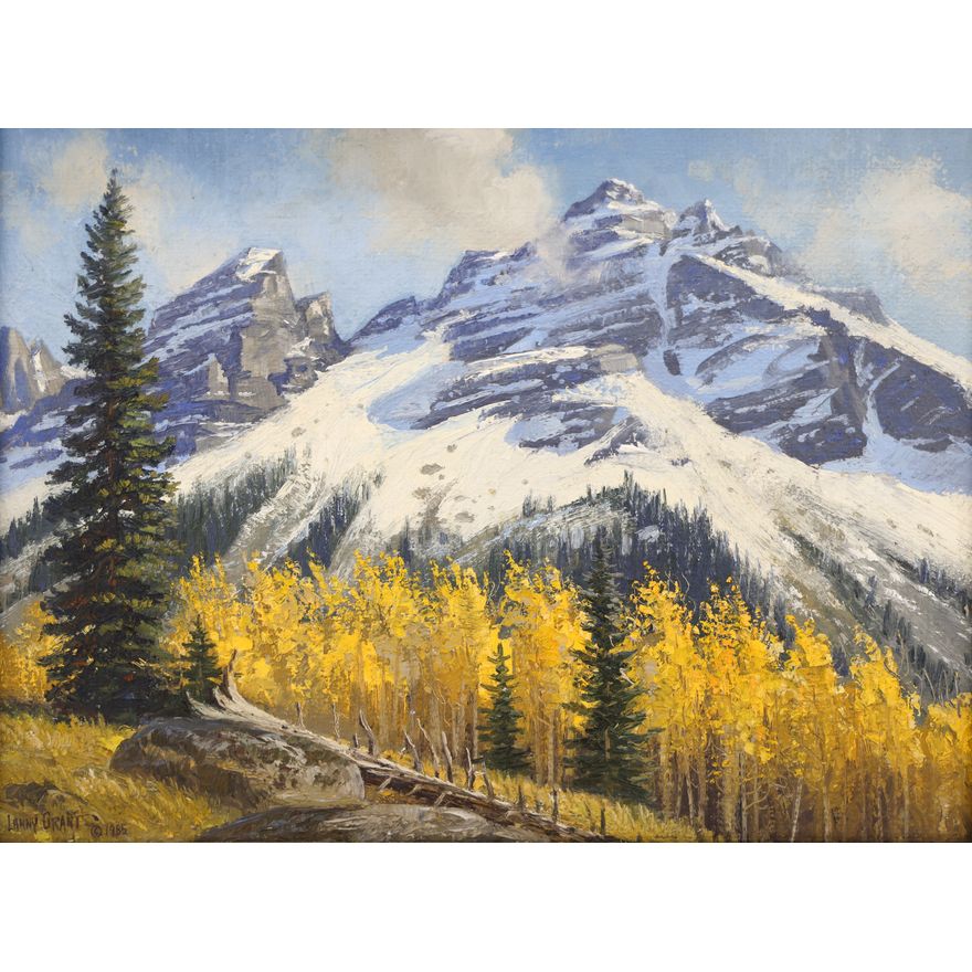 Lanny Grant ''Above Maroon Lake'' 1985 Oil