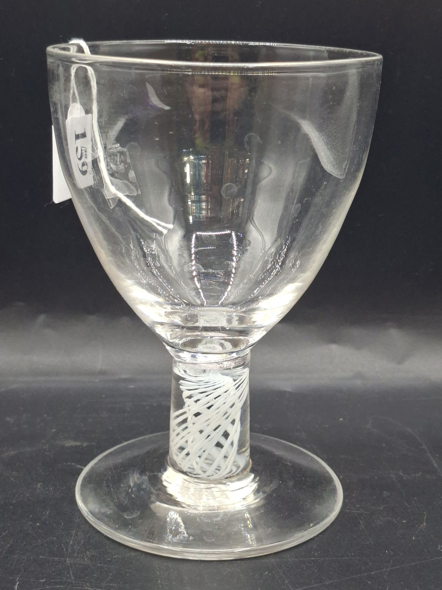 159 · 18TH CENTURY GEORGIAN GLASS RUMMER