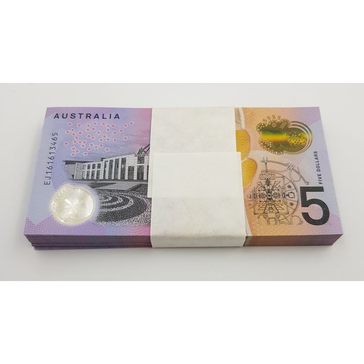 Bundle of Stevens/Fraser $5 Notes - LAST PREFIX