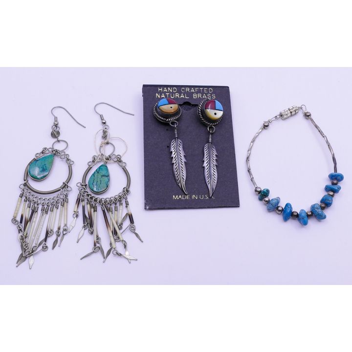 Box SW Earrings and Bracelet