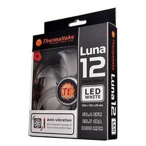 THERMALTAKE CL-F018-PL12WT-A LUNA SERIES QUIET HIGH AIRFLOW CASE FAN