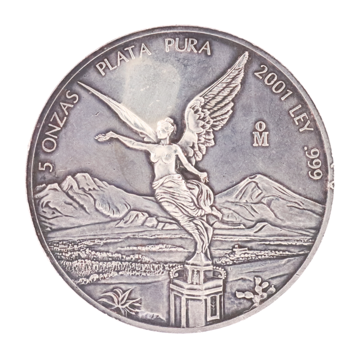 5 Onzas Libertad 2001