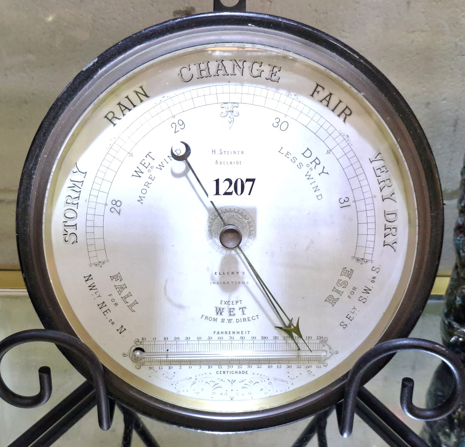 1207 · EARLY AUSTRALIAN BAROMETER