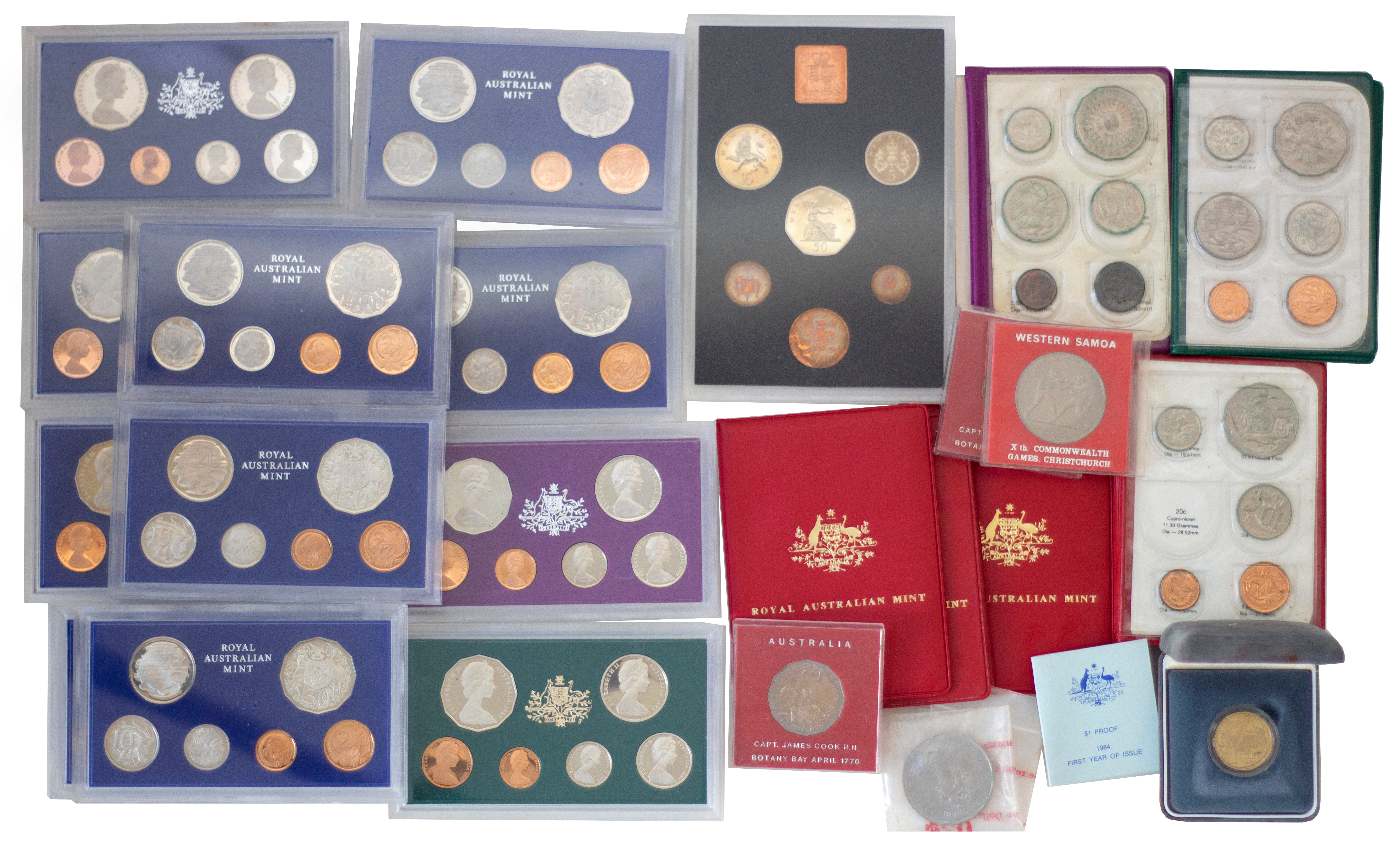 Collection, Elizabeth II, Proof Set, aFDC - FDC