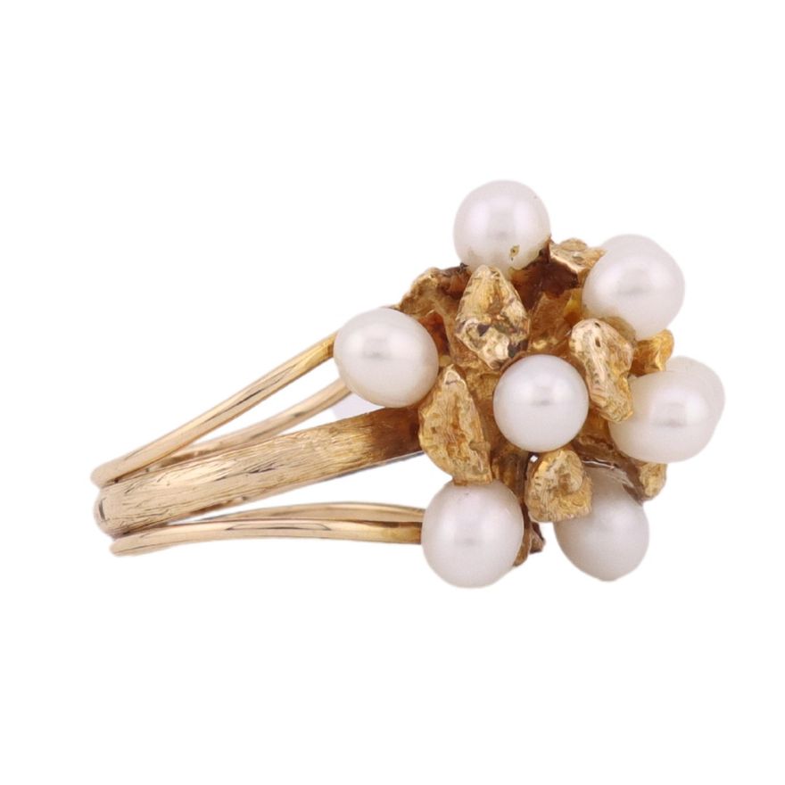 Anillo Vintage de perlas