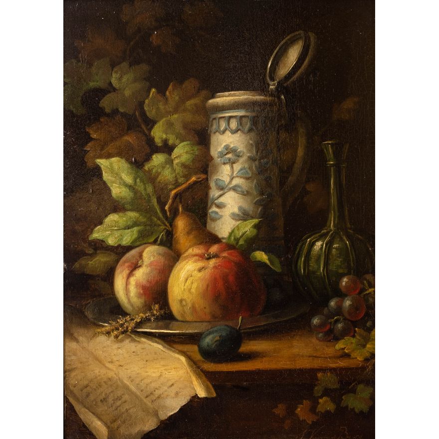 Sebastian Th. Voorn Boers 
[1828-1893] | Martwa natura z owocami