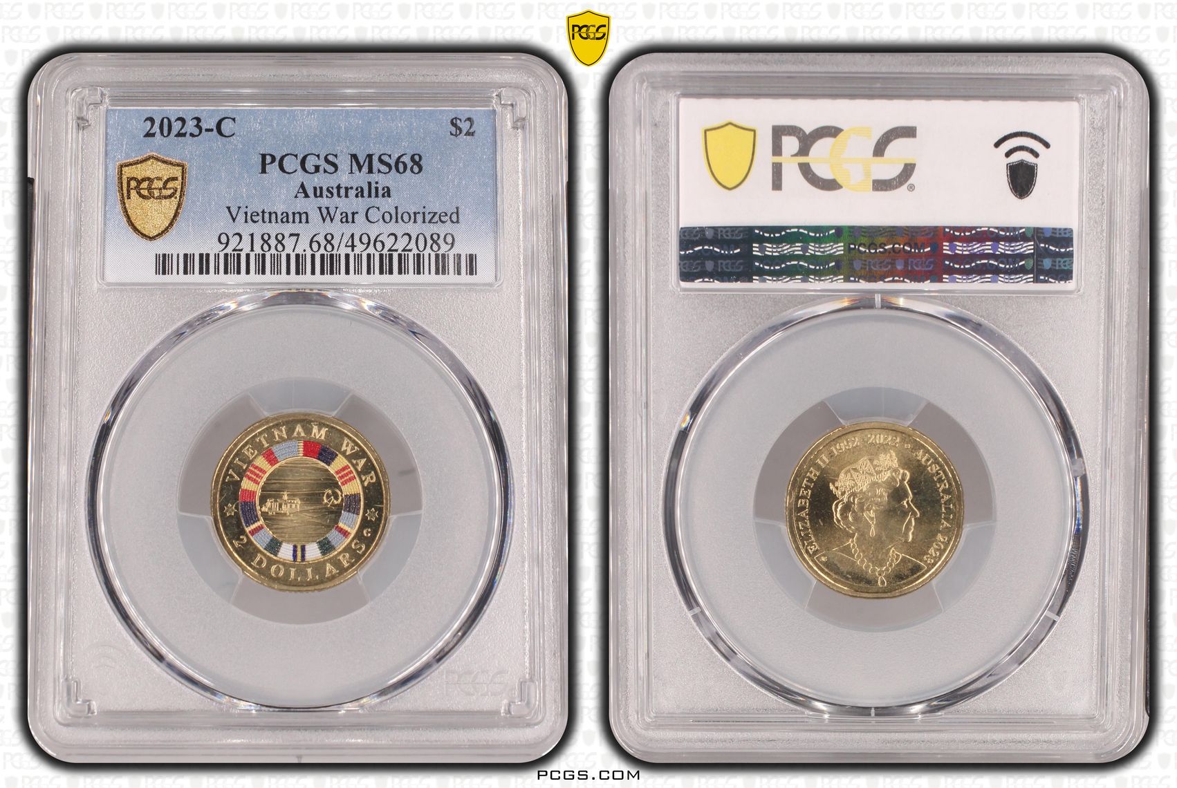 Vietnam War Colorized , Two Dollar, 2023-C, PCGS MS68