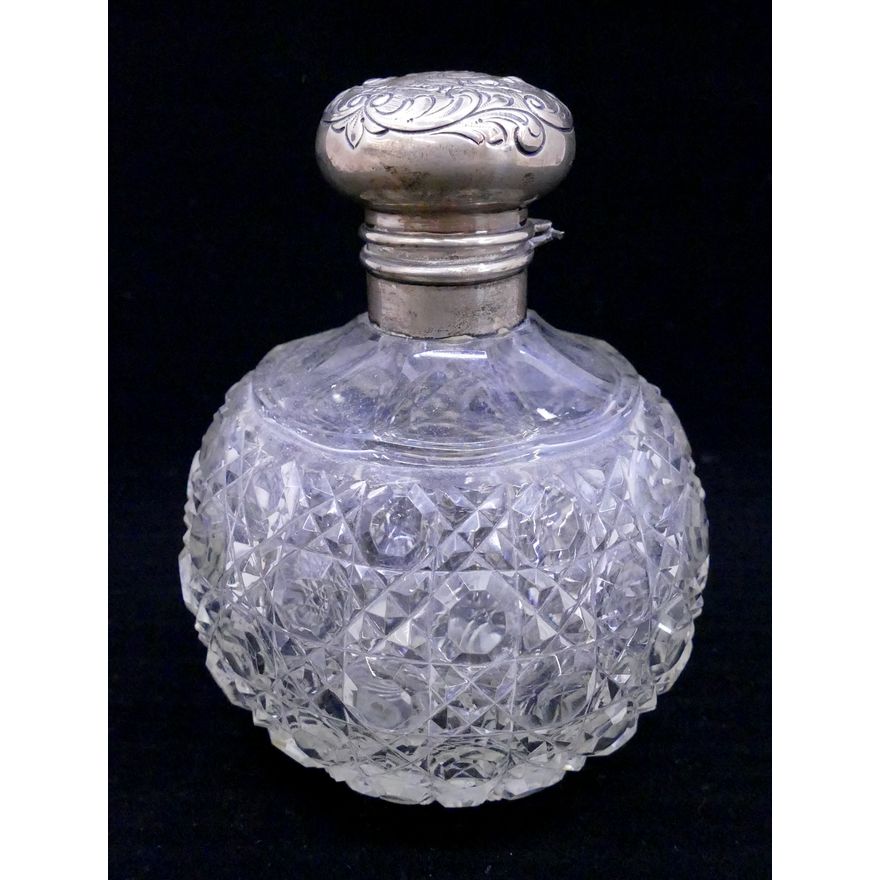 English Sterling Lid Cut Perfume- 4.5''