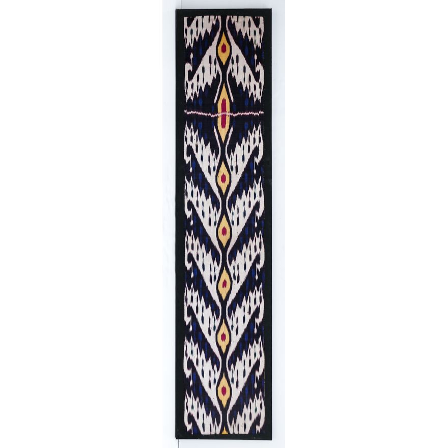 Large Batik Textile Mounted 81''x18''
