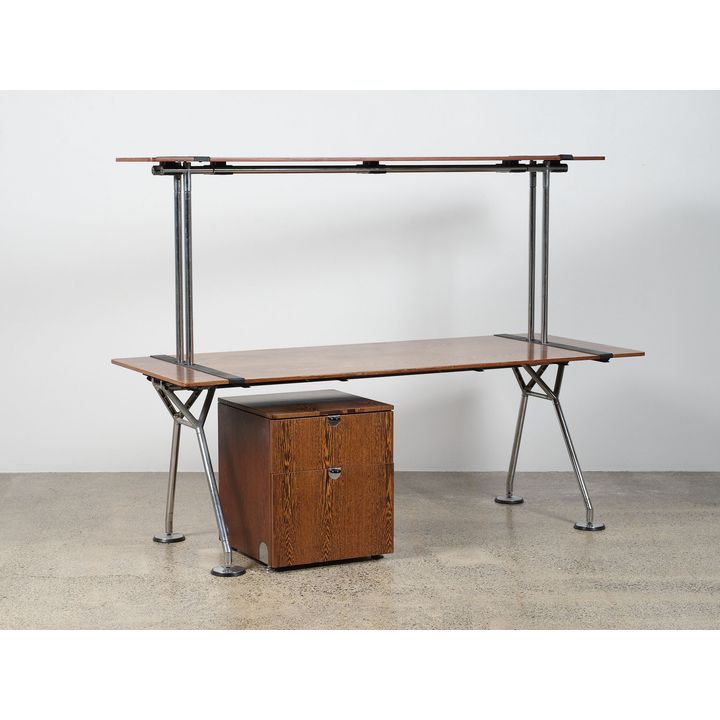 Norman Foster for Tecno 'Nomos desk and cabinet'
