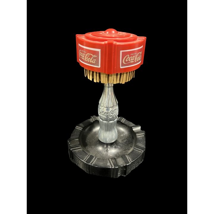 Pull Match Coca Cola Coke Cigarette Tobacco Ash Tray