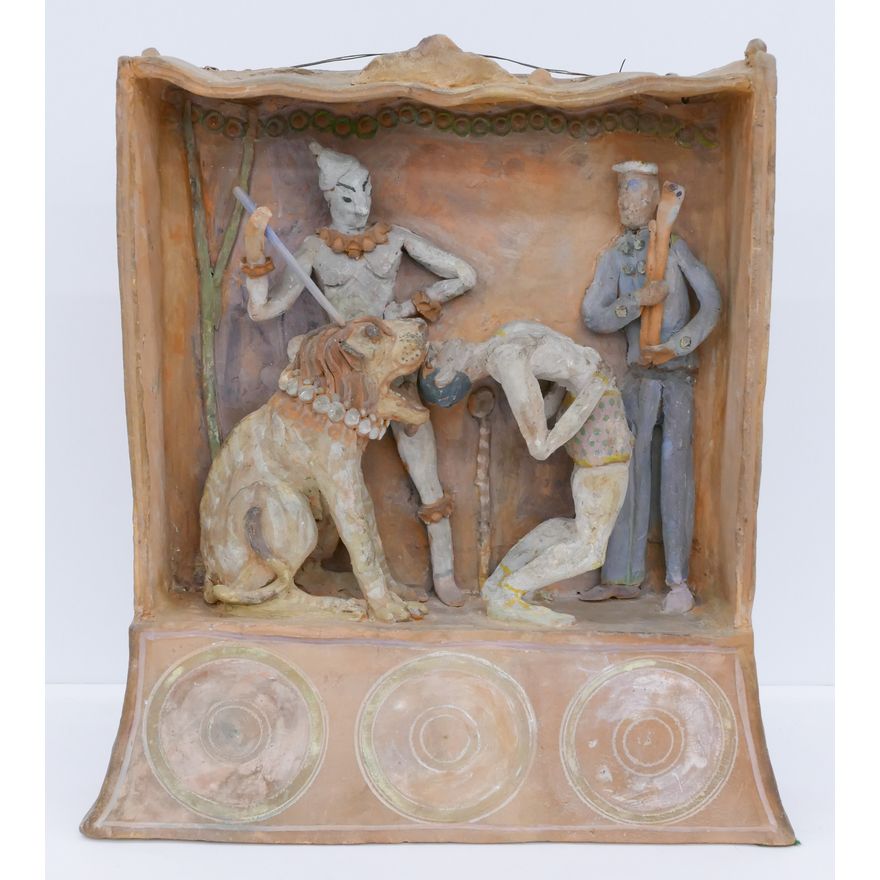 Carl Walters ''The Lion Tamer'' 1924 Terracotta