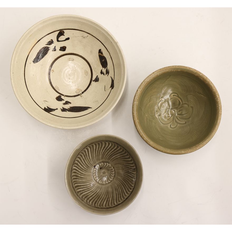 3pc Chinese Song Ceramic Bowls