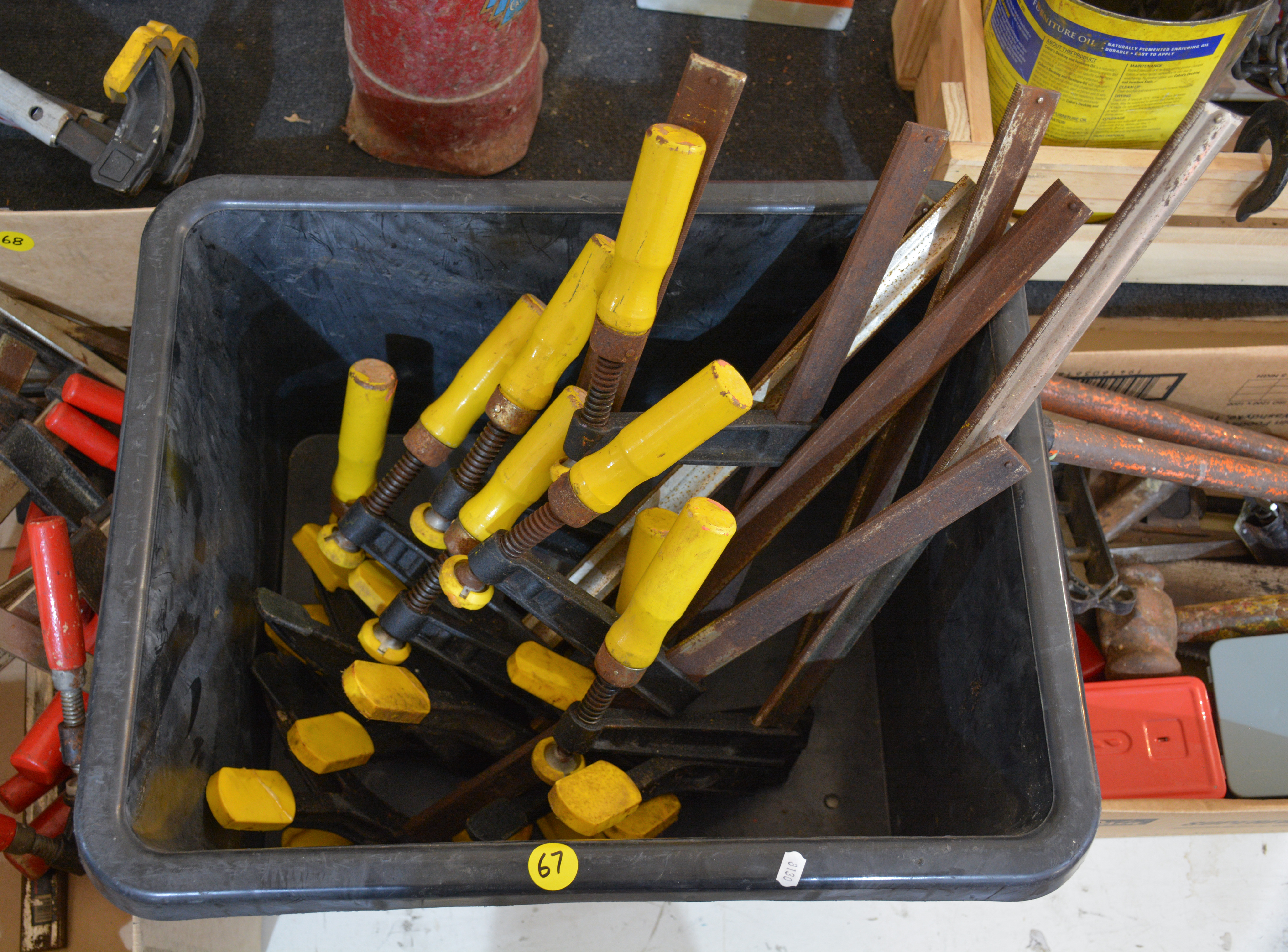 Large Collection of Clamps — sold at auction in New Zealand for $80