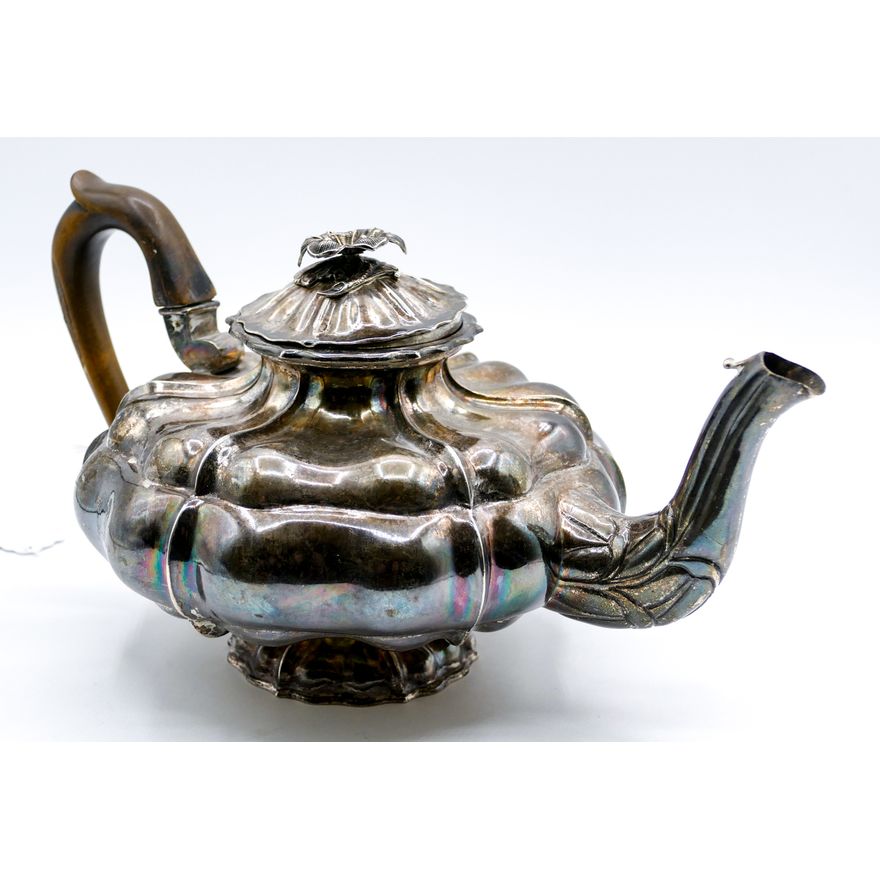 Antique Austrian Baroque Silver Teapot 11'' - 706 Grams