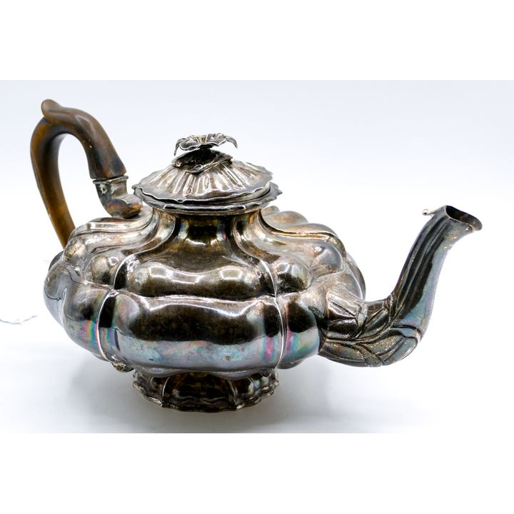 Antique Austrian Baroque Silver Teapot 11'' - 706 Grams