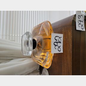 Huge Crystal container of Lanc�me Paris smell well