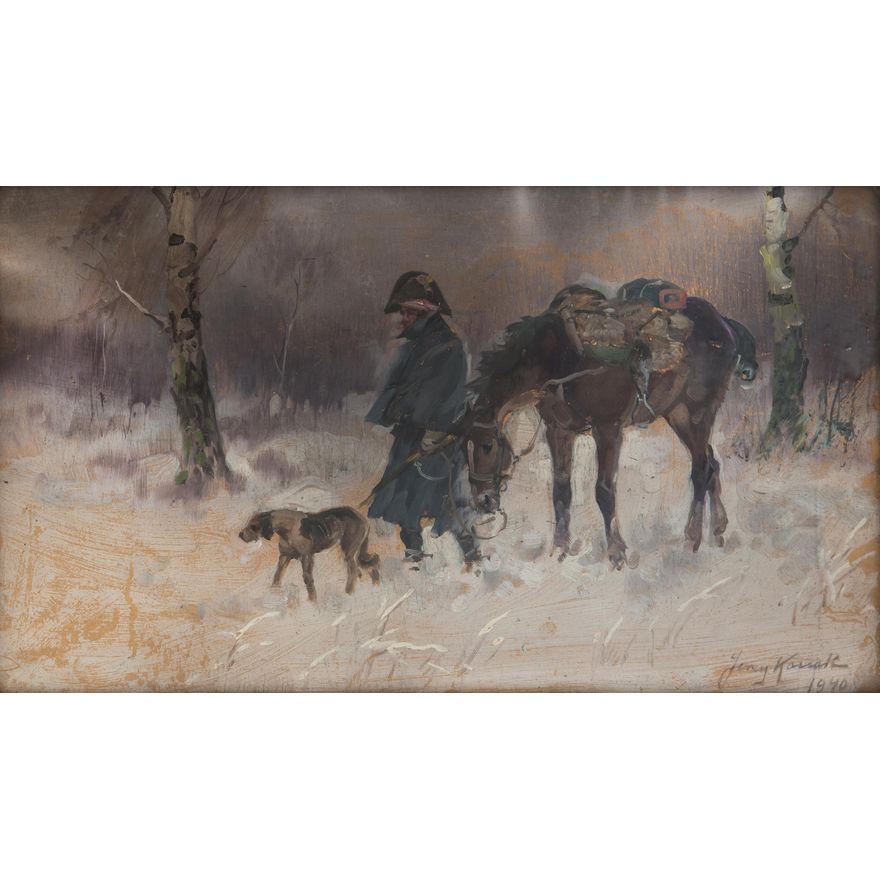 Jerzy Kossak | Epizod z wojen napoleońskich, 1940 r.