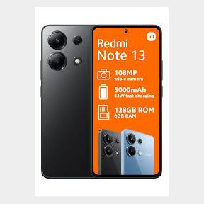 Xiaomi Redmi Note 13 Midnight Black 6GB RAM 128GB ROM-51724/2634-bar 6941812759233 HV