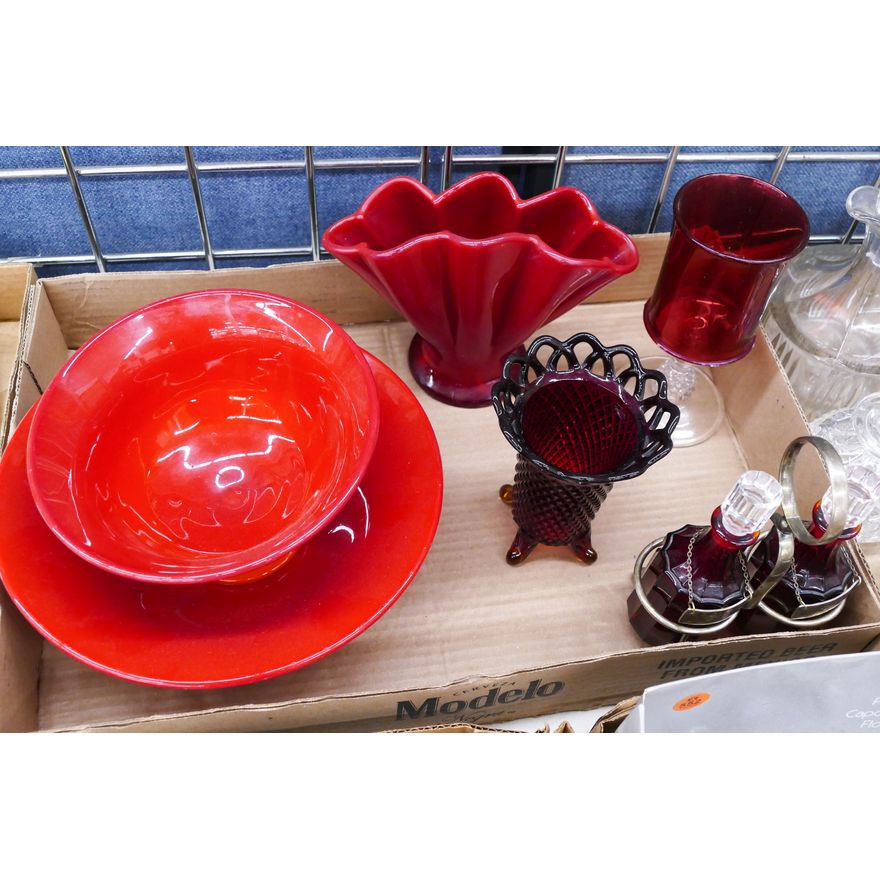 Box Red Glass