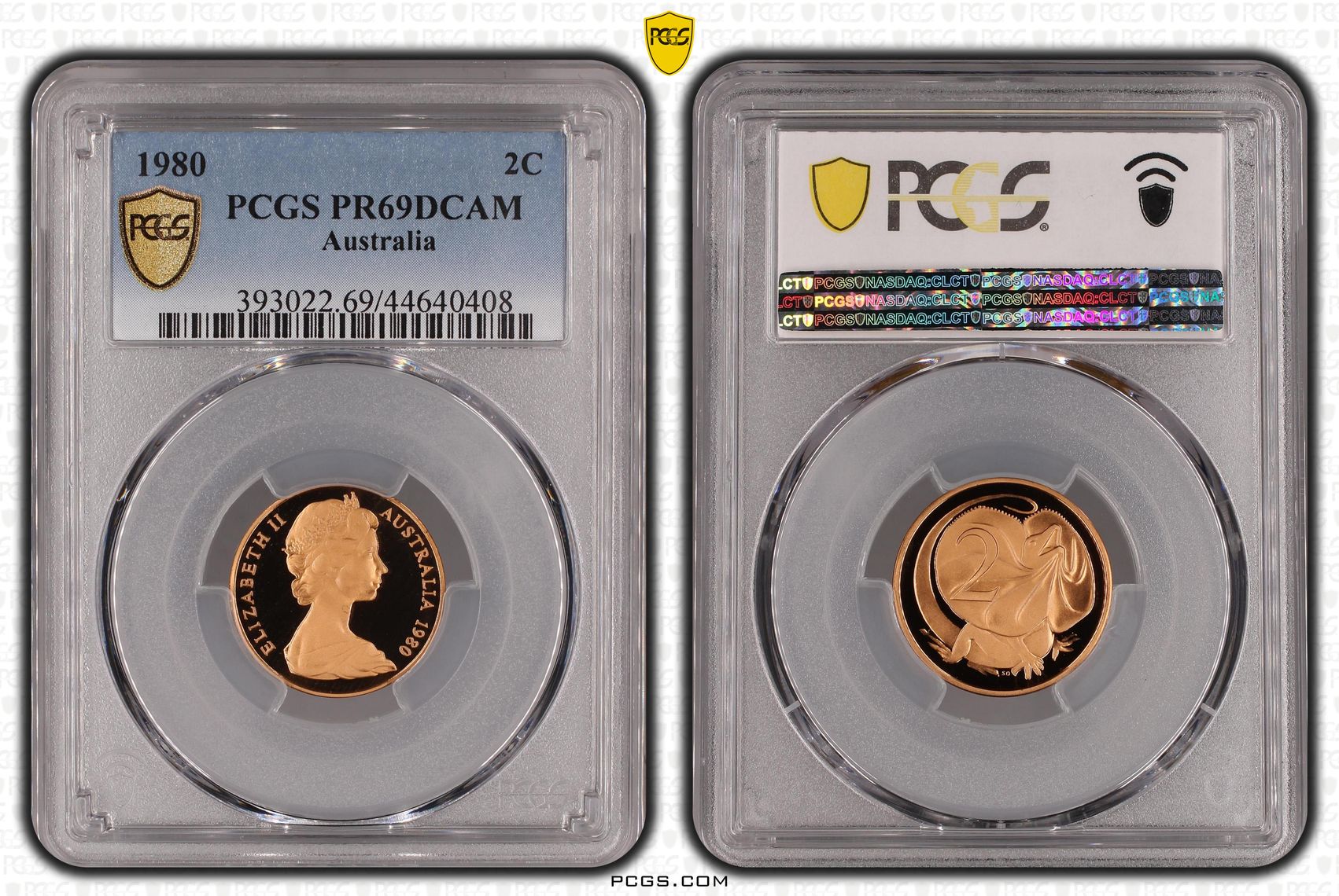 , Two Cent, 1980, Pcgs Pr69dcam
