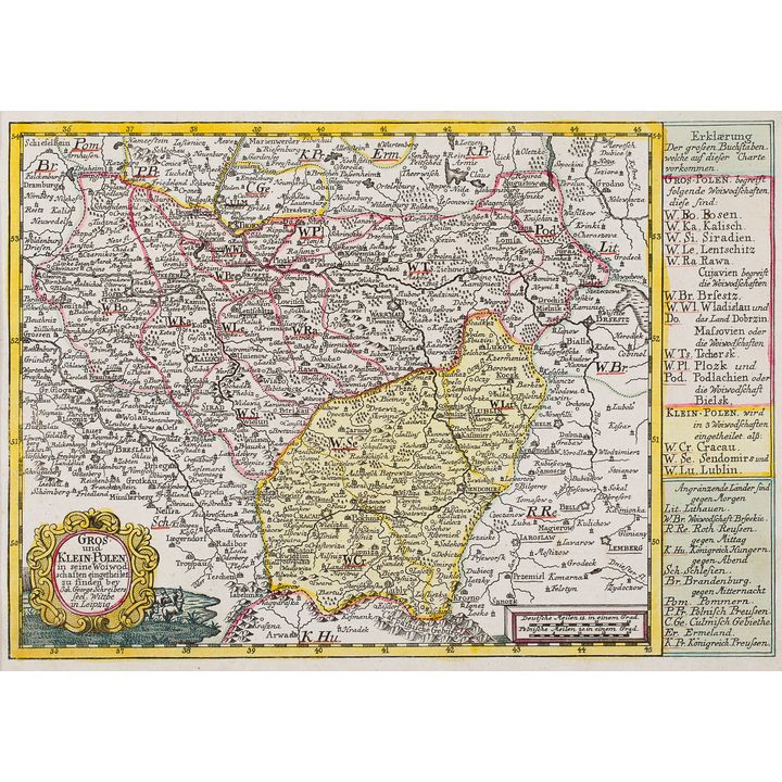 Johann Georg Schreiber | Gros und Klein Polen in seine Woiwod schaften...