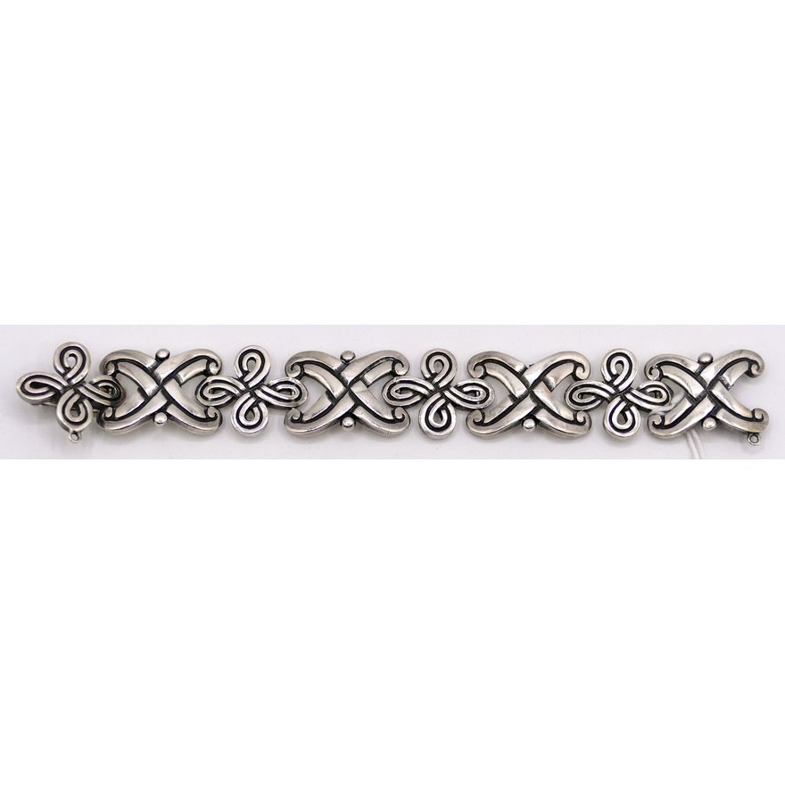 Heavy Mexican Sterling Bracelet 7'' - 84 Grams