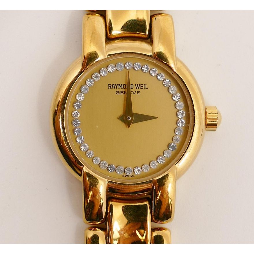Raymond Weil Gold Toned Womens Watch. 21mm case.