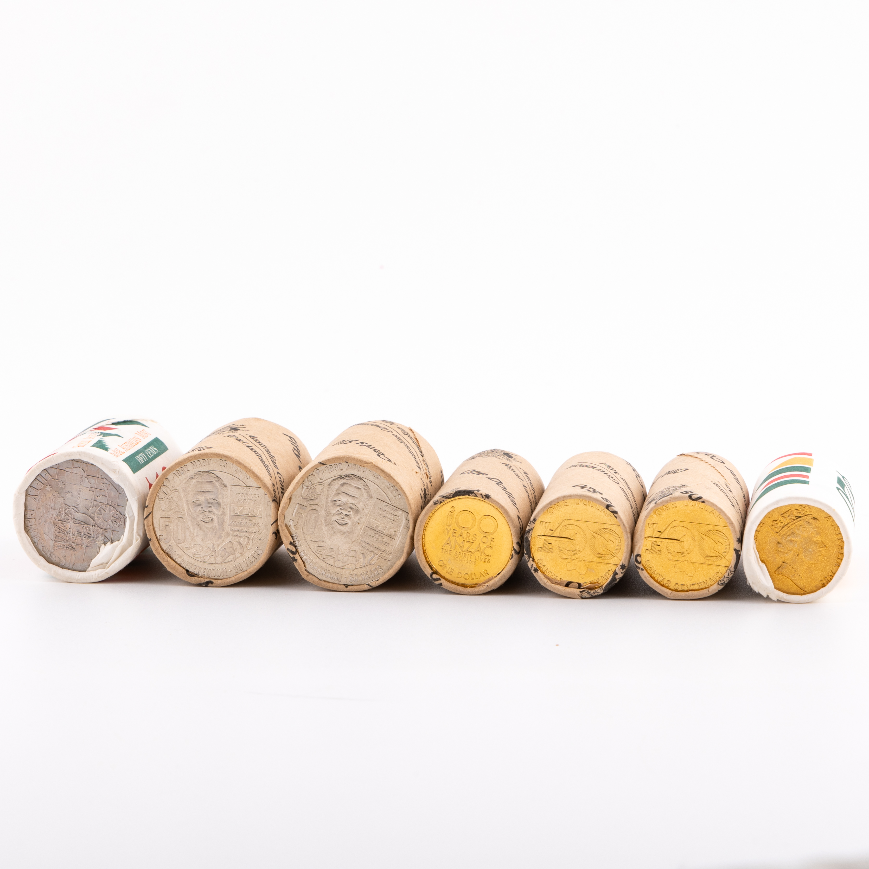 Elizabeth II, RAM Roll - Miscellaneous, Fifty Cents - One Dollar, 1988 - 2020, UNC